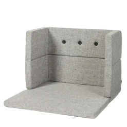 New Børnesofa, firkantet - lysegrå/mørkegrå knap Børn Tumlemøbler