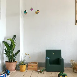 Sale Børnestol - grøn/lysegrøn knap Børn Tumlemøbler