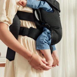 New Bärsele Mini 3D Mesh - Svart Bæreseler & Vikler