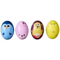 New Børste Egg Shaker, Pack Of 4 Musiklegetøj