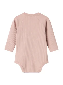Best Bruno Langærmet Body - Faded rose Bodystocking Langærmet