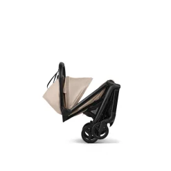 Outlet Butterfly 2 complete - Black/Desert Taupe Klapvogne Med Flade Sæder|Rejseklapvogne