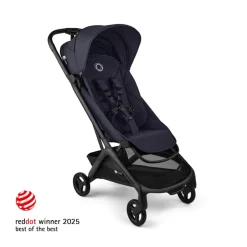 Discount Butterfly 2 complete - Black/Deep Indigo Klapvogne Med Flade Sæder|Rejseklapvogne