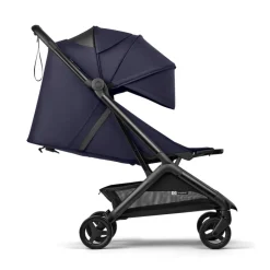 Discount Butterfly 2 complete - Black/Deep Indigo Klapvogne Med Flade Sæder|Rejseklapvogne