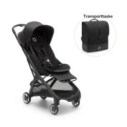 Sale Butterfly inkl. transporttaske - midnight black Klapvogne Med Ergonomiske Sæder|Rejseklapvogne