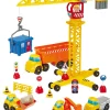 Online Byggeplads m/kran + køretøjer & figurer Legetøjsbiler