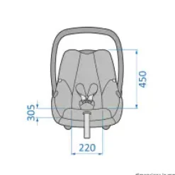 Discount Cabriofix i-Size - essential black Autostole 40-87 Cm (0-15 Mdr.)