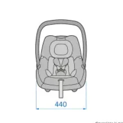 Discount Cabriofix i-Size - essential black Autostole 40-87 Cm (0-15 Mdr.)