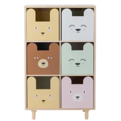 Discount Calle Bogreol m/skuffer, Natur, Kejsertræ Børn Reoler