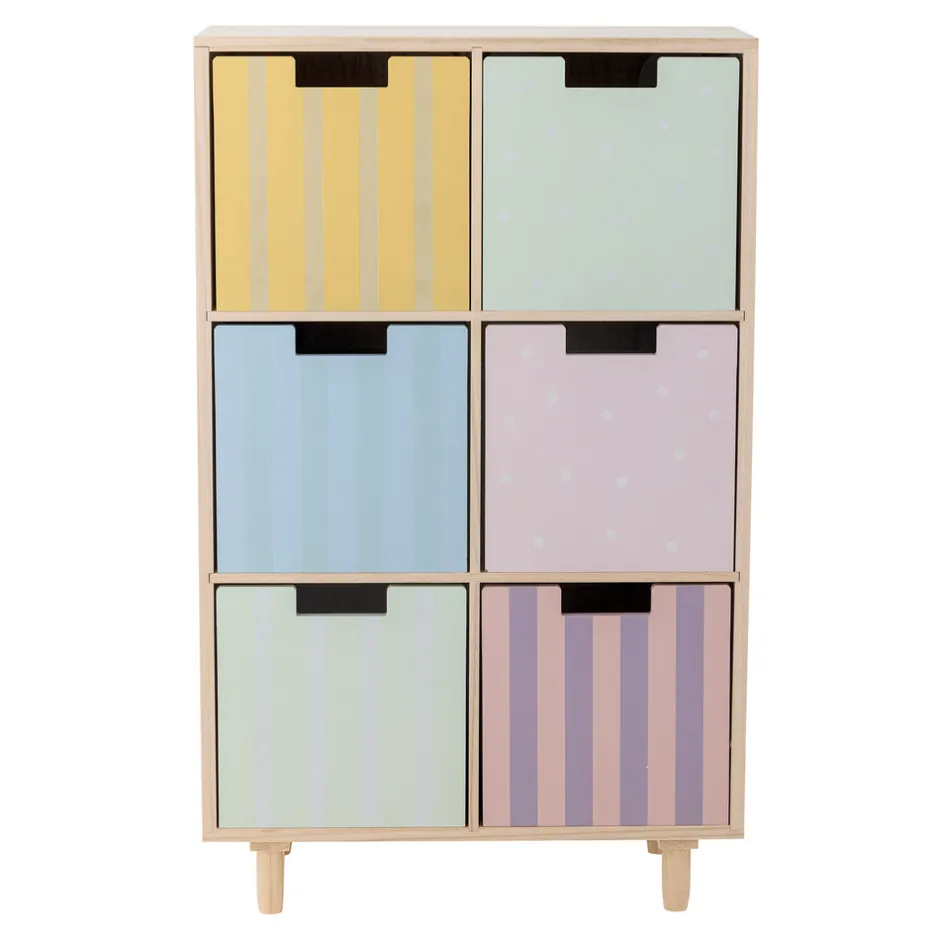 Discount Calle Bogreol m/skuffer, Natur, Kejsertræ Børn Reoler