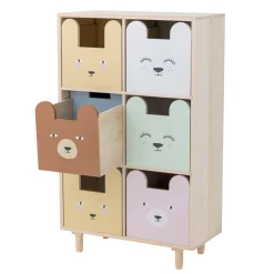 Discount Calle Bogreol m/skuffer, Natur, Kejsertræ Børn Reoler