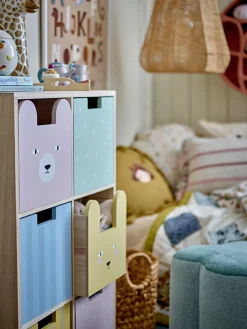 Discount Calle Bogreol m/skuffer, Natur, Kejsertræ Børn Reoler