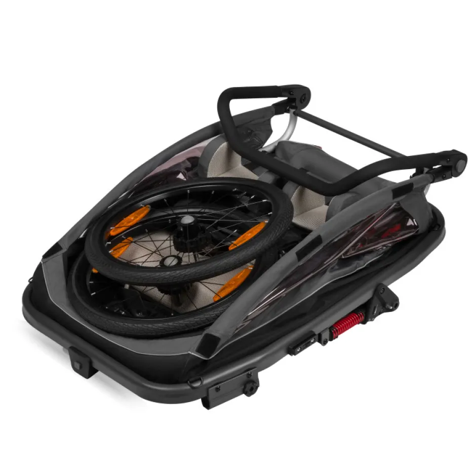 Hot Cama multivogn - grey graphite Cykelvogne