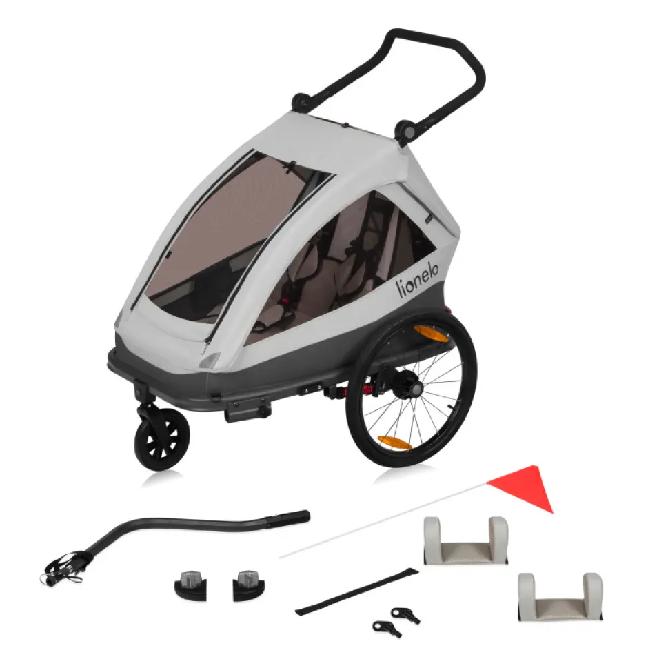 Best Cama multivogn - grey stone Cykelvogne