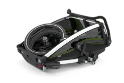 Sale Chariot Cab 2 - cypres green Søskende/Tvillingevogne|Cykelvogne