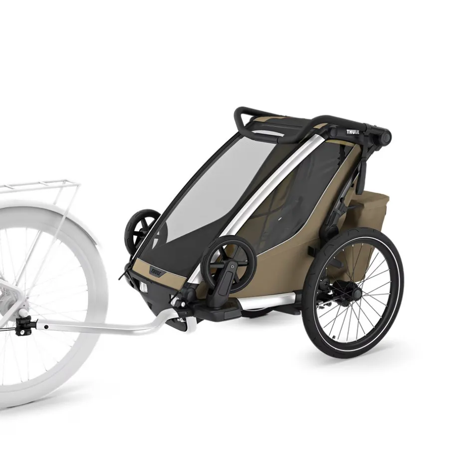 Online Chariot Cross 2 single - Faded Khaki Cykelvogne