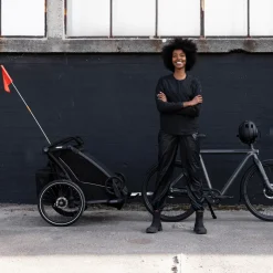 Hot Chariot Sport 2 double - Natural Gold Cykelvogne