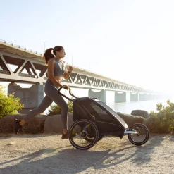 Best Chariot Sport 2 single - Black Cykelvogne