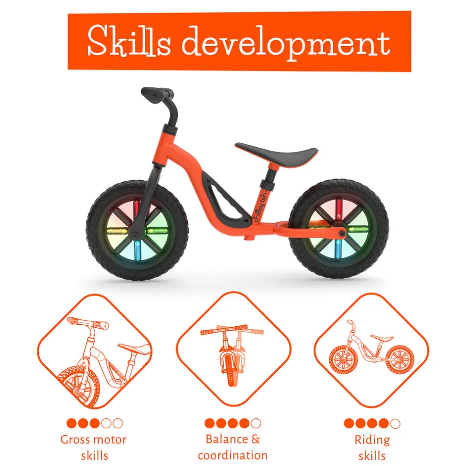 Outlet Charlie Glow balancecykel - Orange Løbecykler & Cykler