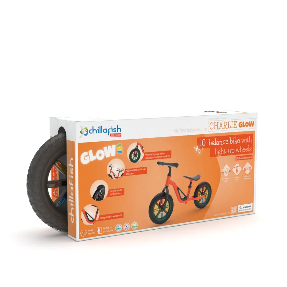 Outlet Charlie Glow balancecykel - Orange Løbecykler & Cykler