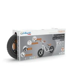 Online Charlie letvægts-balancecykel silver Løbecykler & Cykler