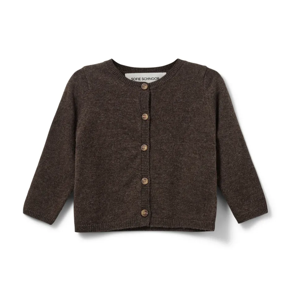 Clearance Cisse Cardigan - Brown fudge Cardigans, Veste & Trøjer