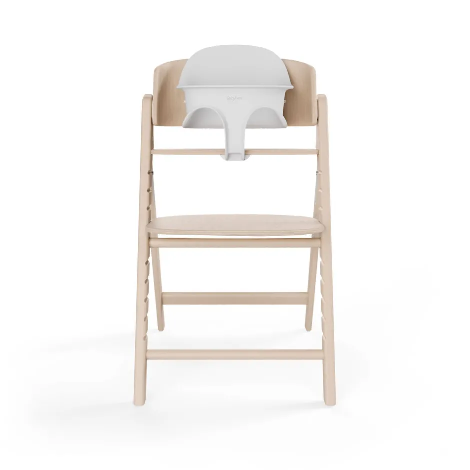 Clik&Fold 3in1 SET All Natural Dark - dark natural Børn Højstole Med Tilbehør