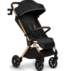 Outlet Cloe klapvogn - black onyx Klapvogne Med Flade Sæder|Rejseklapvogne