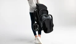 Outlet Cloe klapvogn - black onyx Klapvogne Med Flade Sæder|Rejseklapvogne