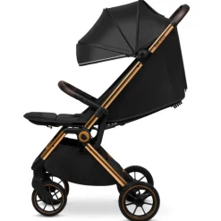 Outlet Cloe klapvogn - black onyx Klapvogne Med Flade Sæder|Rejseklapvogne