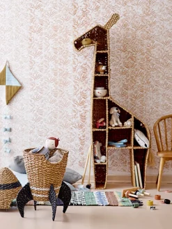 Hot Cosmina Kurv m/Låg, Natur, Søgræs Børn Kurve