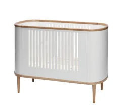 Curve babyseng - hvid/eg Børn Tremmesenge