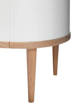 Curve babyseng - hvid/eg Børn Tremmesenge