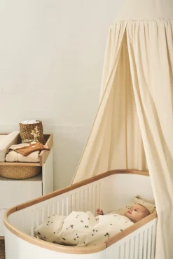 Curve babyseng - hvid/eg Børn Tremmesenge