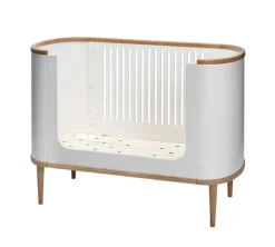 Online Curve babyseng sampak. - hvid/eg Børn Tremmesenge