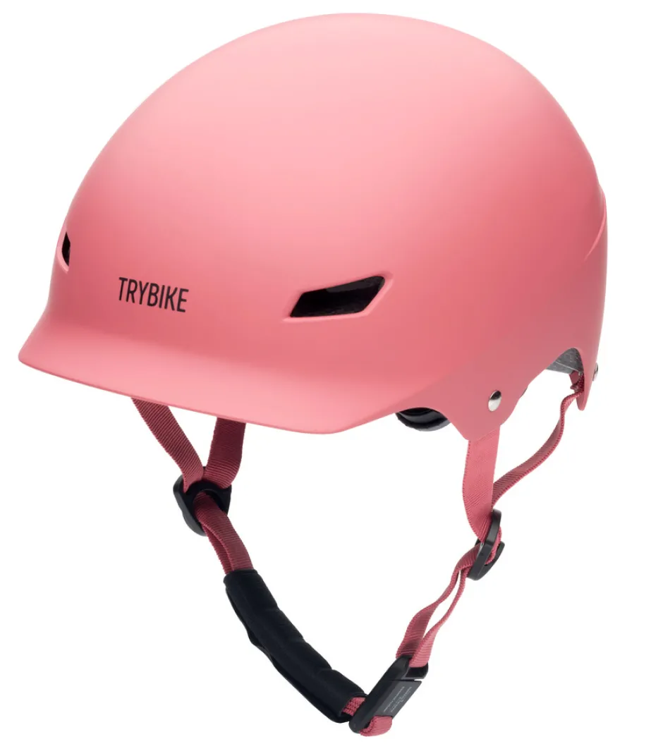 Online Cykelhjelm med retrolook - vintagerosa S/M Cykelhjelme & Tilbehør|Cykelstole & Hjelme