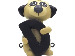 D bogstav med desmerdyr til navnetog Børn Fødselsdagstoge