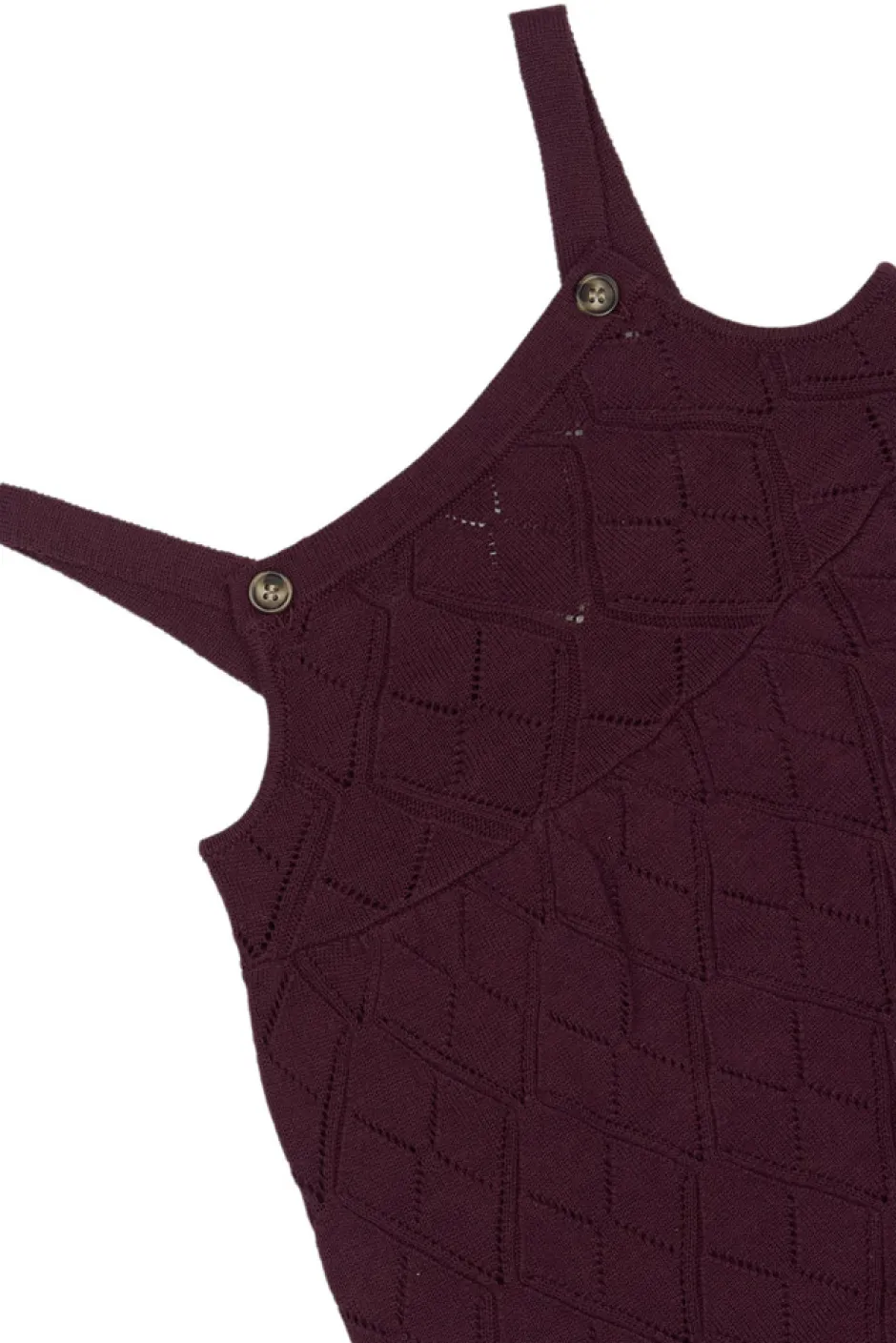 Dalia Strik Kjole - Dark Grape Kjoler