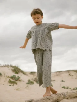 Discount Dally brede bukser - FOREST FOG Bukser