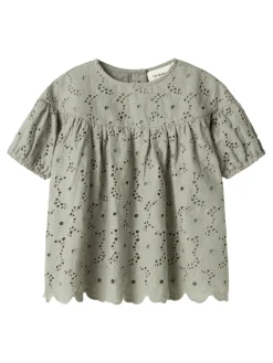 Outlet Dally ss løs skjorte - FOREST FOG T-Shirts & Toppe|Skjorter