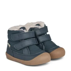 Clearance Daxi Uld Tex - Navy Vinterstøvler|Begyndersko