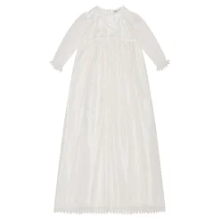 Best Dåbskjole i tyl - Off White Dåbskjoler, Sæt & Tilbehør
