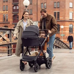 Online Demi Next søskendevogn - Caviar Søskende/Tvillingevogne