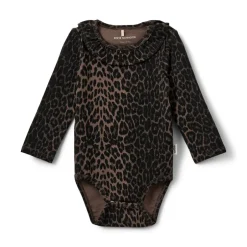 Best Dicte Body - Leopard Bodystocking Langærmet