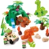 Hot Dinoland m/køretøj & figurer Små Byggesæt