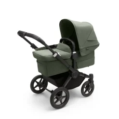 Clearance Donkey 5 mono complete - forest green/black stel Søskende/Tvillingevogne|Kombivogne Med Ergonomiske Sæder