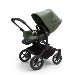 Clearance Donkey 5 mono complete - forest green/black stel Søskende/Tvillingevogne|Kombivogne Med Ergonomiske Sæder