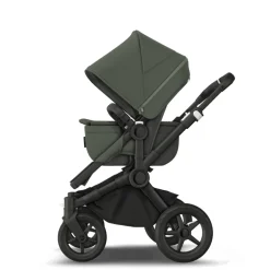 Clearance Donkey 5 mono complete - forest green/black stel Søskende/Tvillingevogne|Kombivogne Med Ergonomiske Sæder