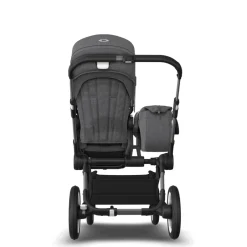 Discount Donkey 5 mono complete - grey melange/graphite stel Søskende/Tvillingevogne|Kombivogne Med Ergonomiske Sæder