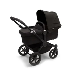 Discount Donkey 5 mono complete - midnight black/black stel Søskende/Tvillingevogne|Kombivogne Med Ergonomiske Sæder